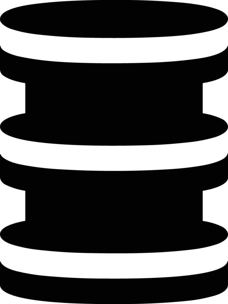 Storage data icon symbol image for database illustration vector