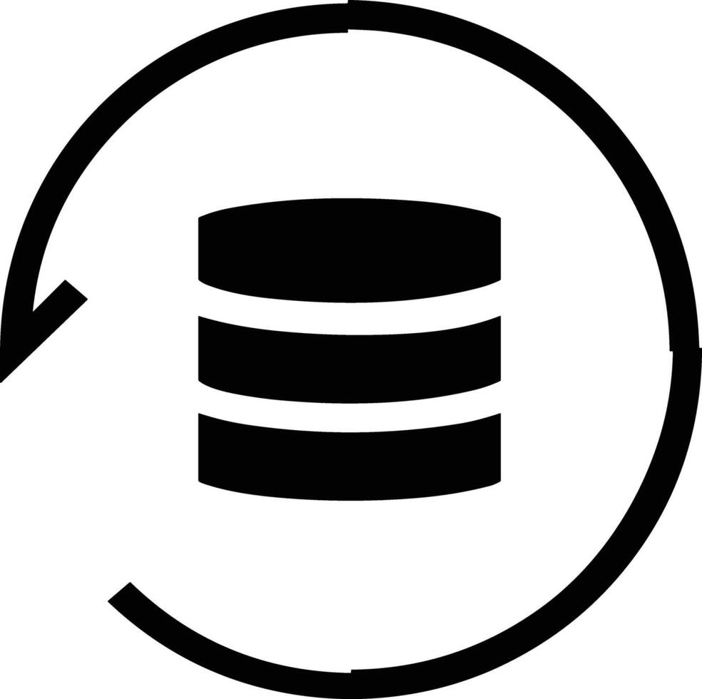 Storage data icon symbol image for database illustration vector