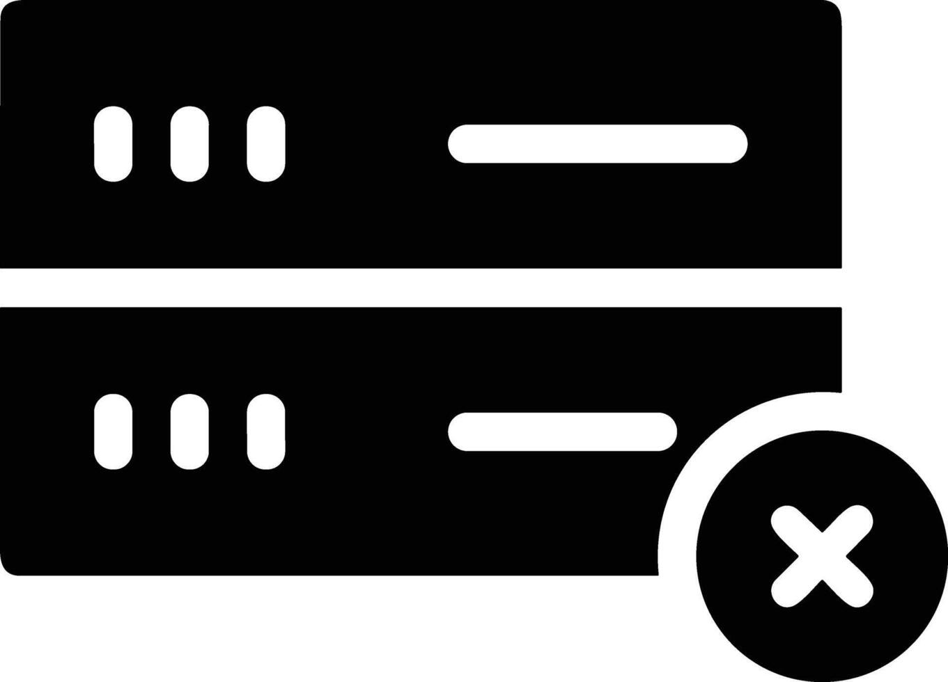 Storage data icon symbol image for database illustration vector