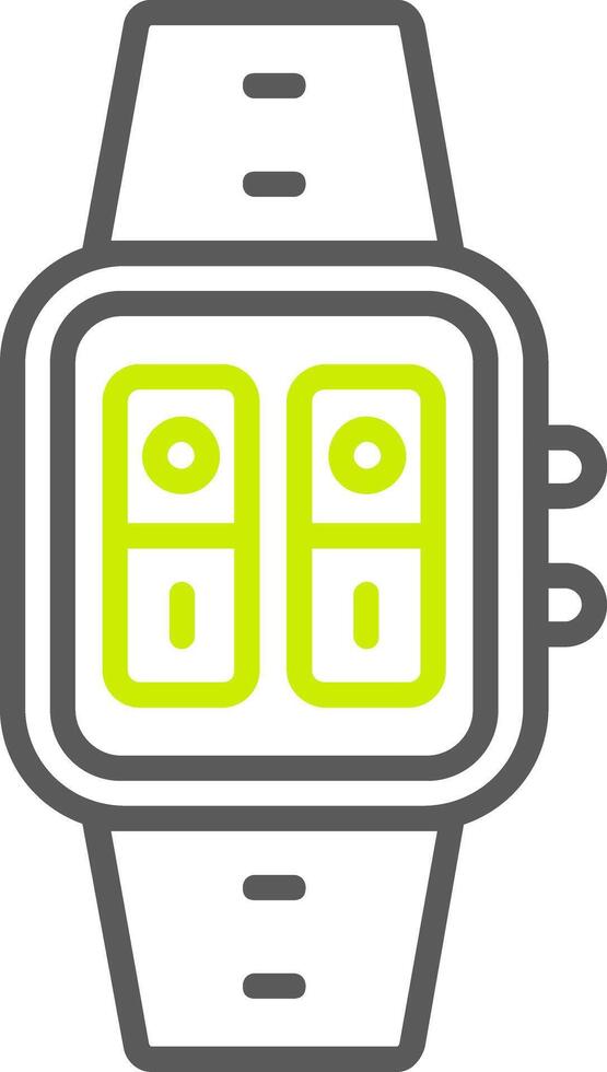 Switches Line Two Color Icon vector