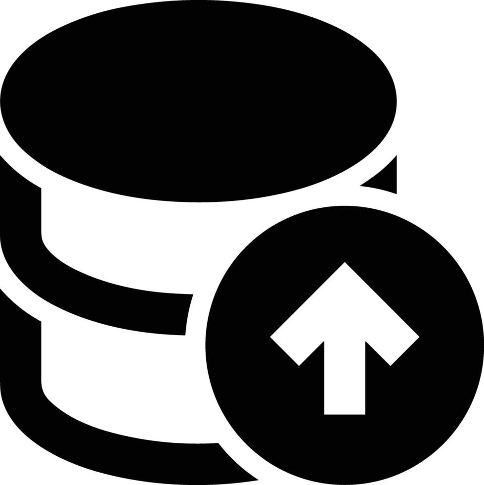 Storage data icon symbol image for database illustration vector