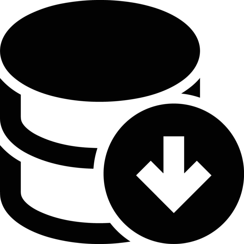 Storage data icon symbol image for database illustration vector