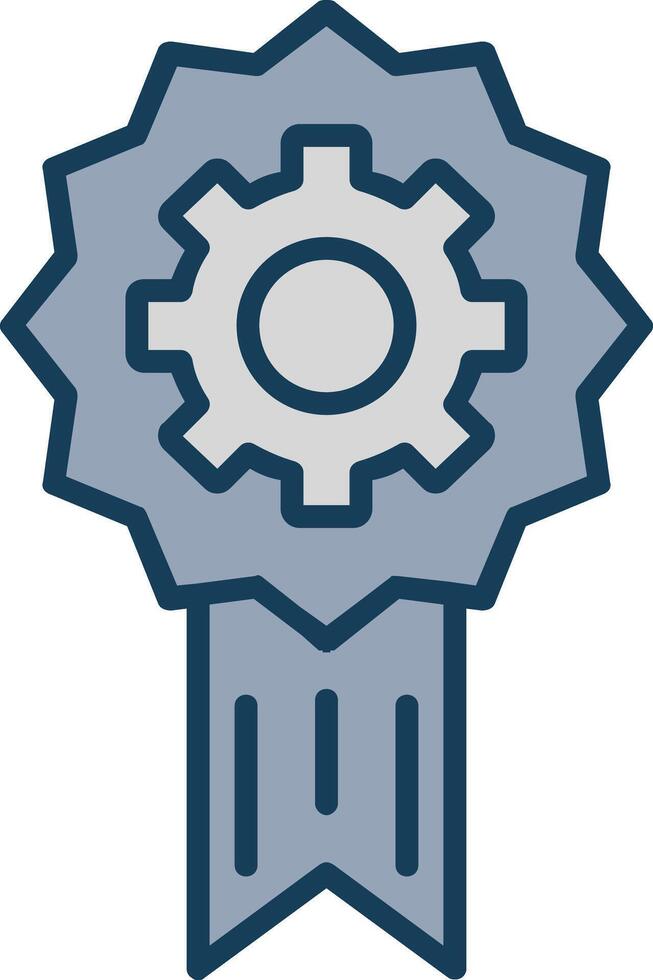 Computer control Line Filled Grey Icon vector