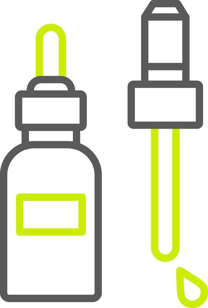 Serum Line Two Color Icon vector