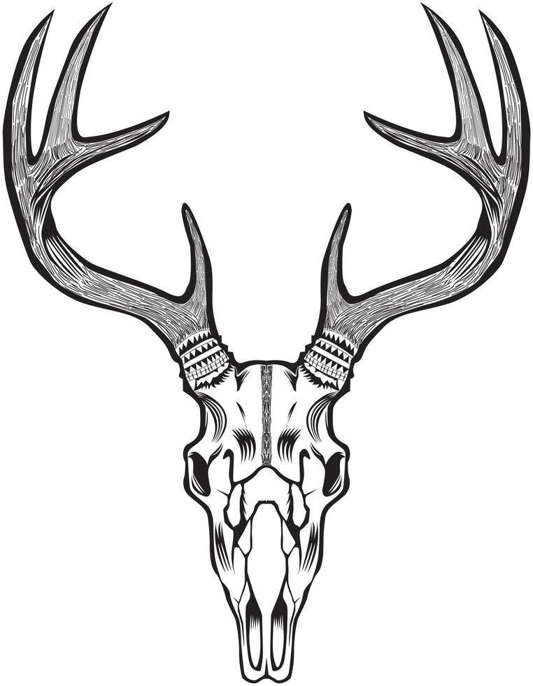deer hunting art design vector