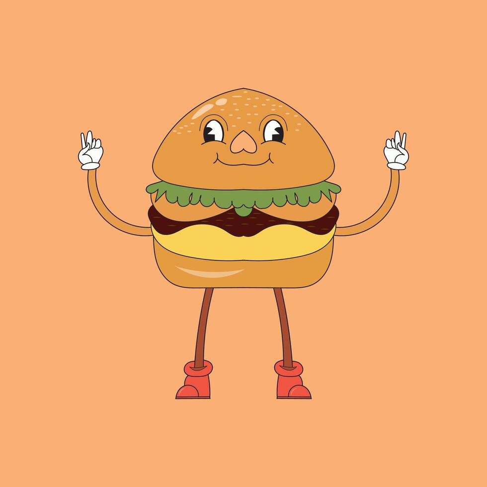 comida dibujos animados diseño vector