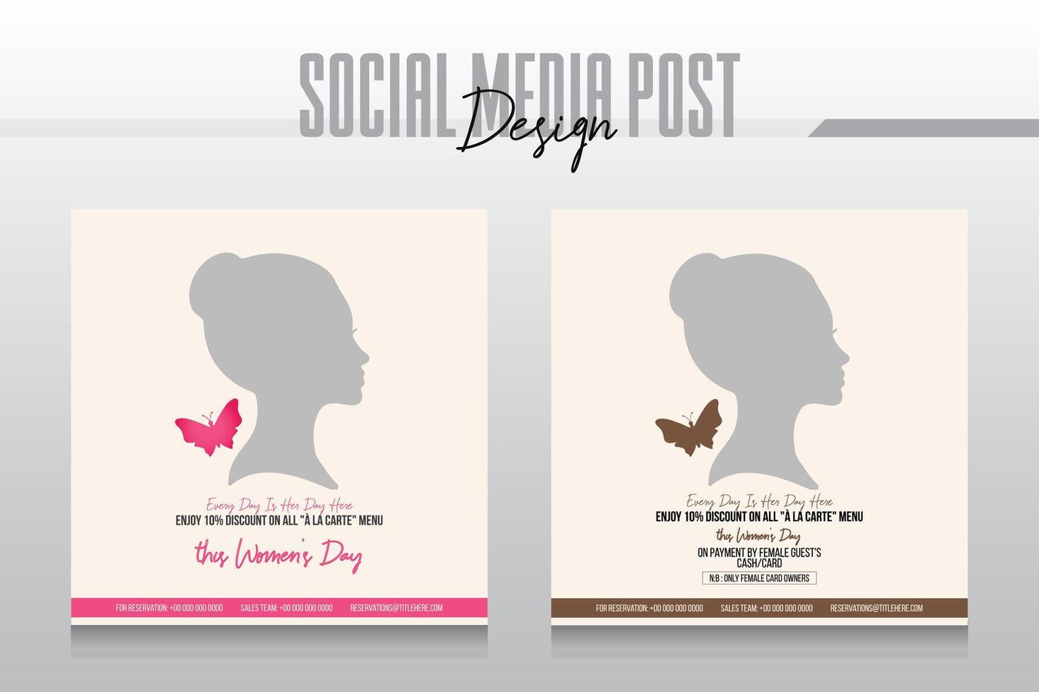 Happy womens day card background vector