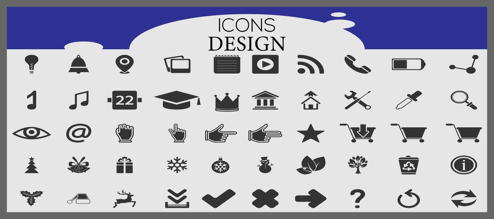 New design icon template vector