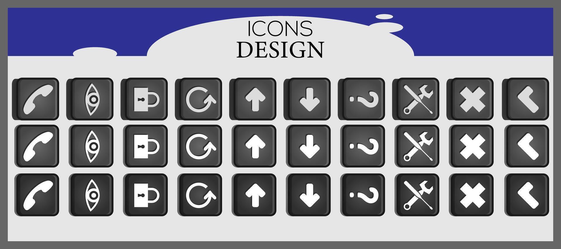 New design icon template vector