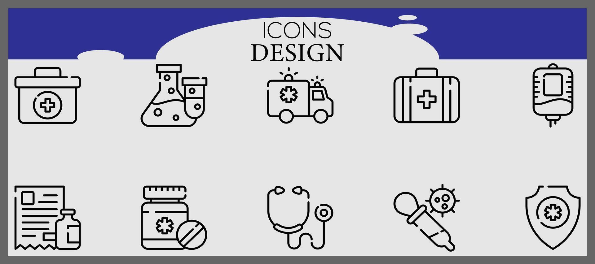 New design icon template vector