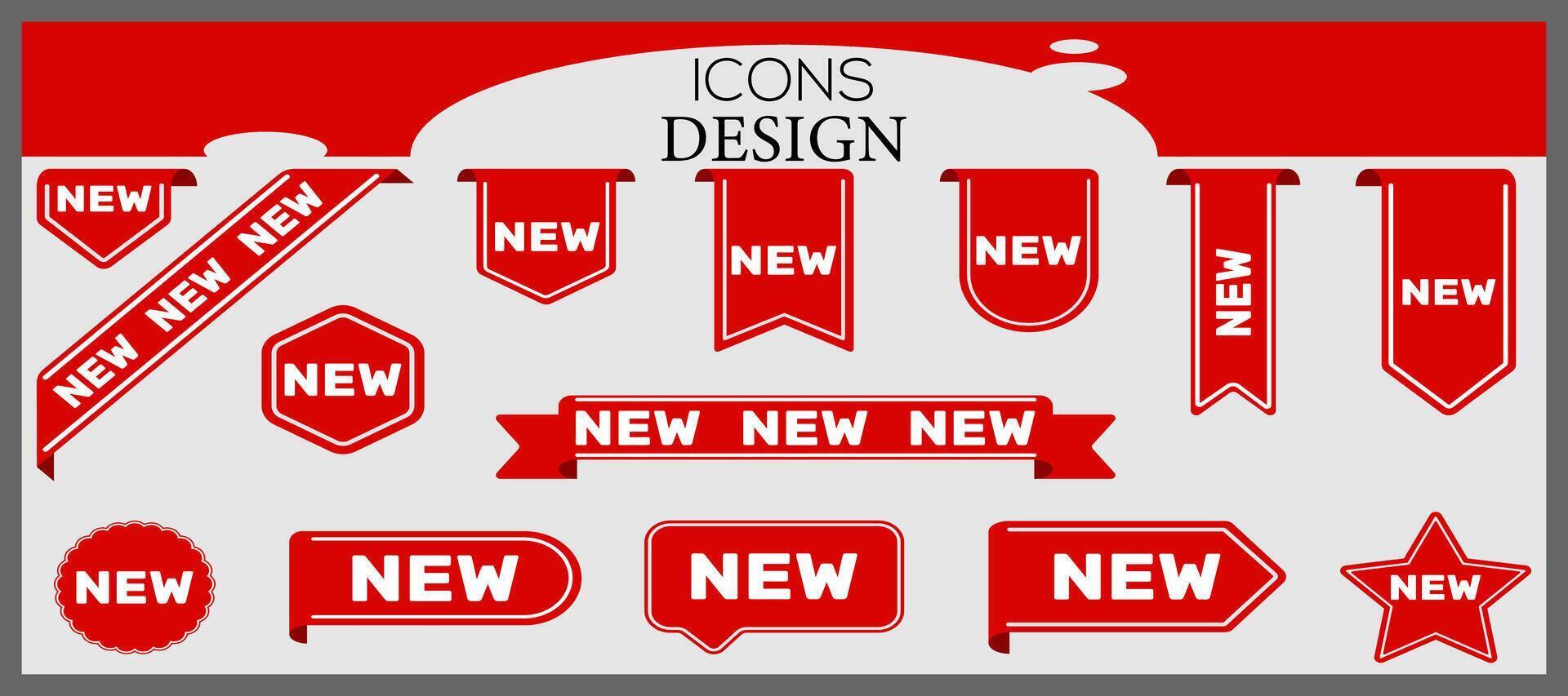 New design icon template vector