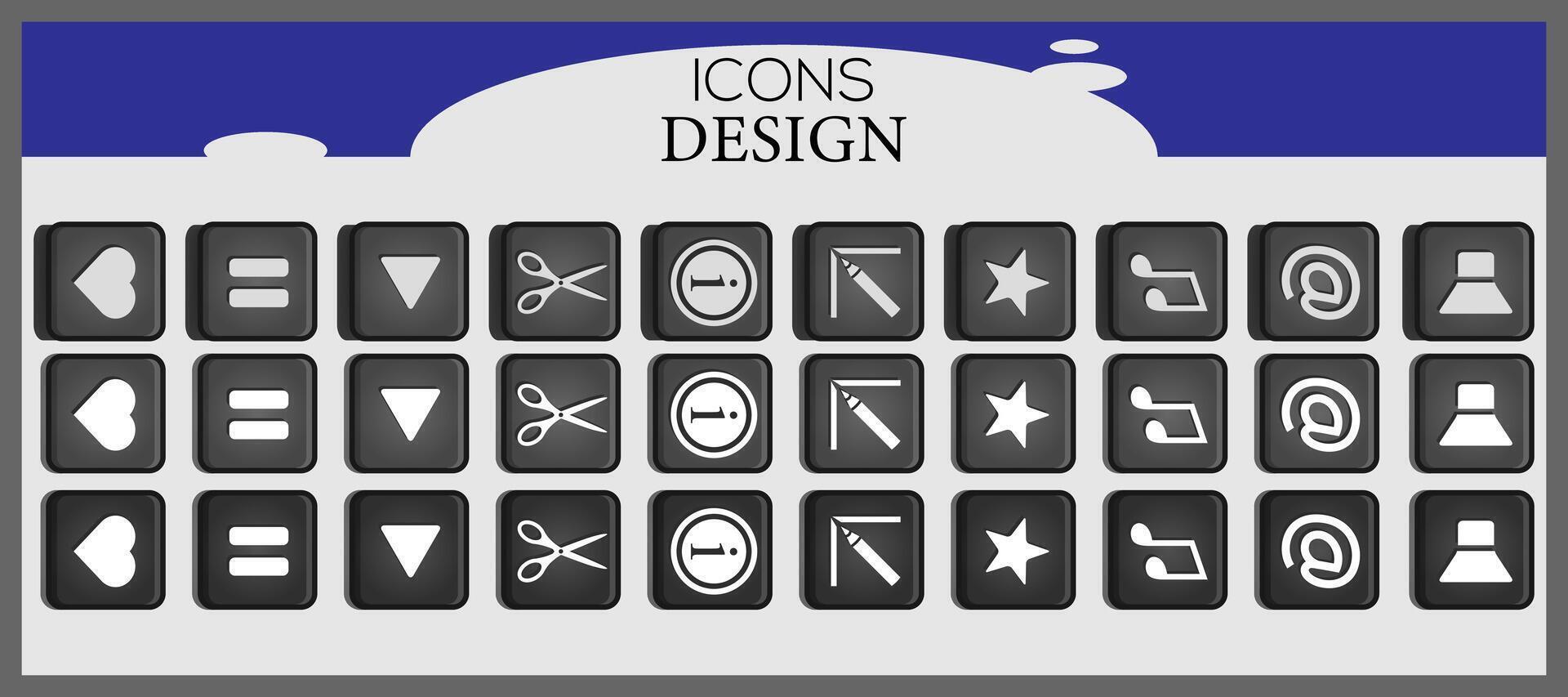 New design icon template vector