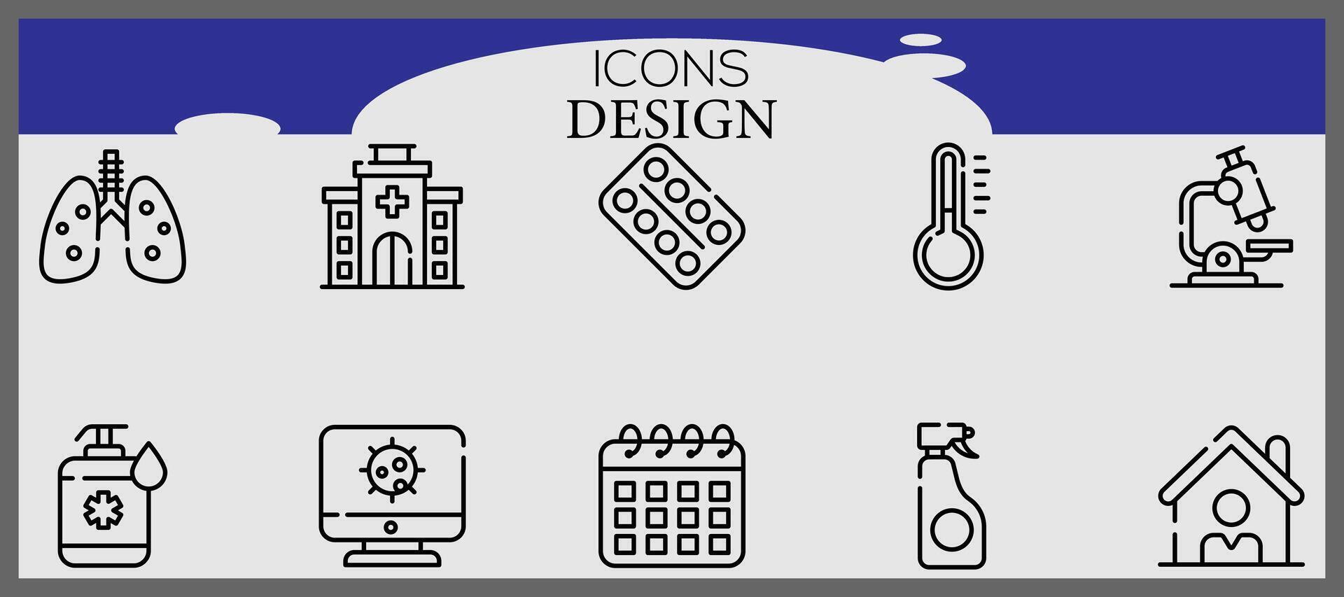 New design icon template vector