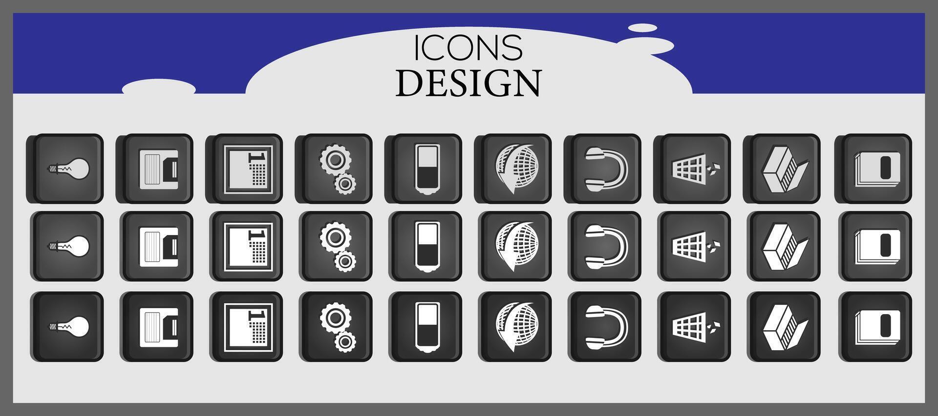 New design icon template vector