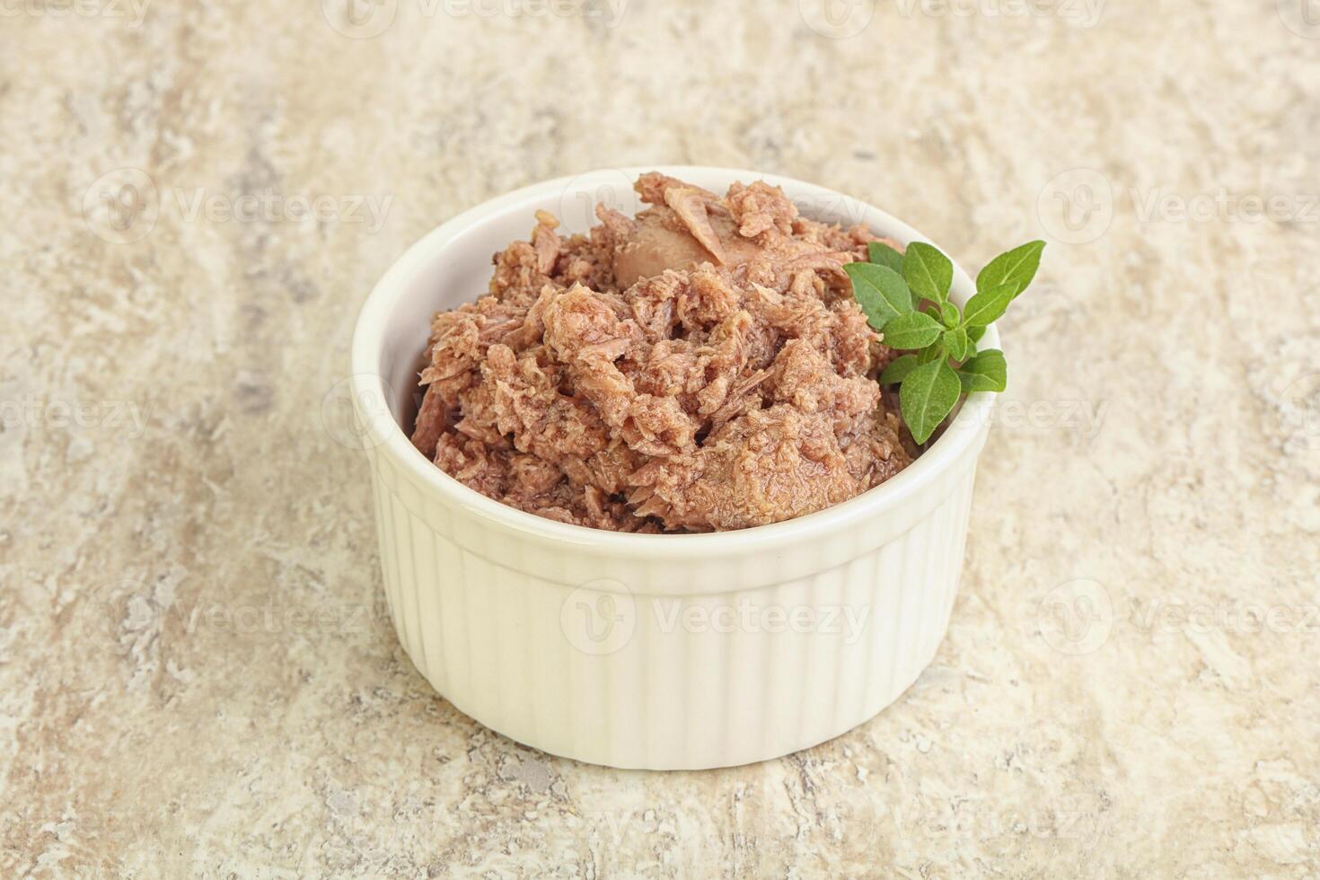 Canned tuna fish for salad photo