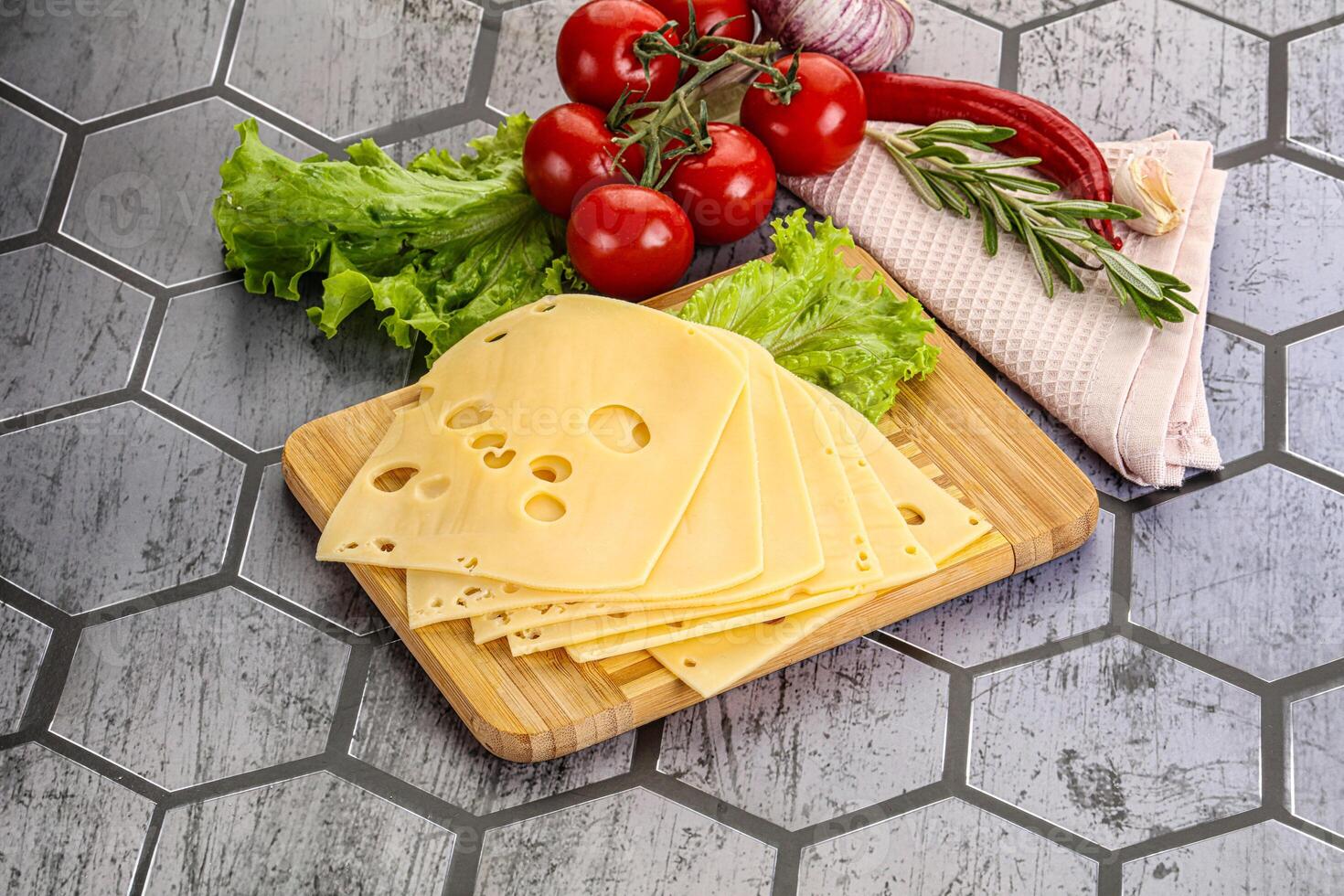 Masdam cheese slices for snack photo