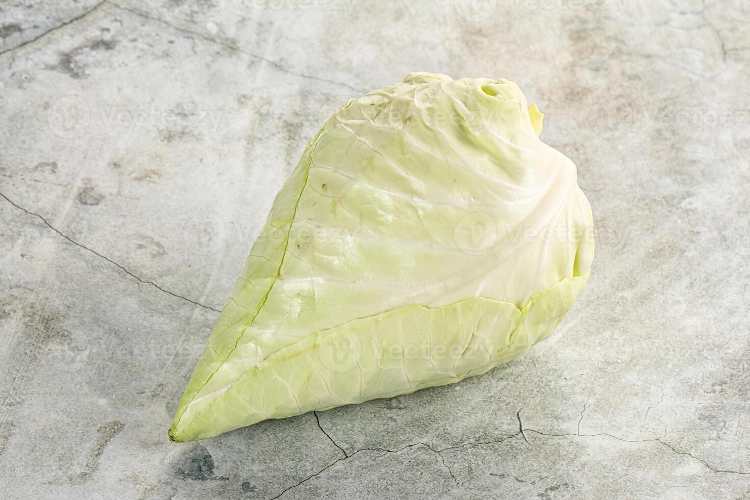 Cone sweetheart ripe green cabbage photo