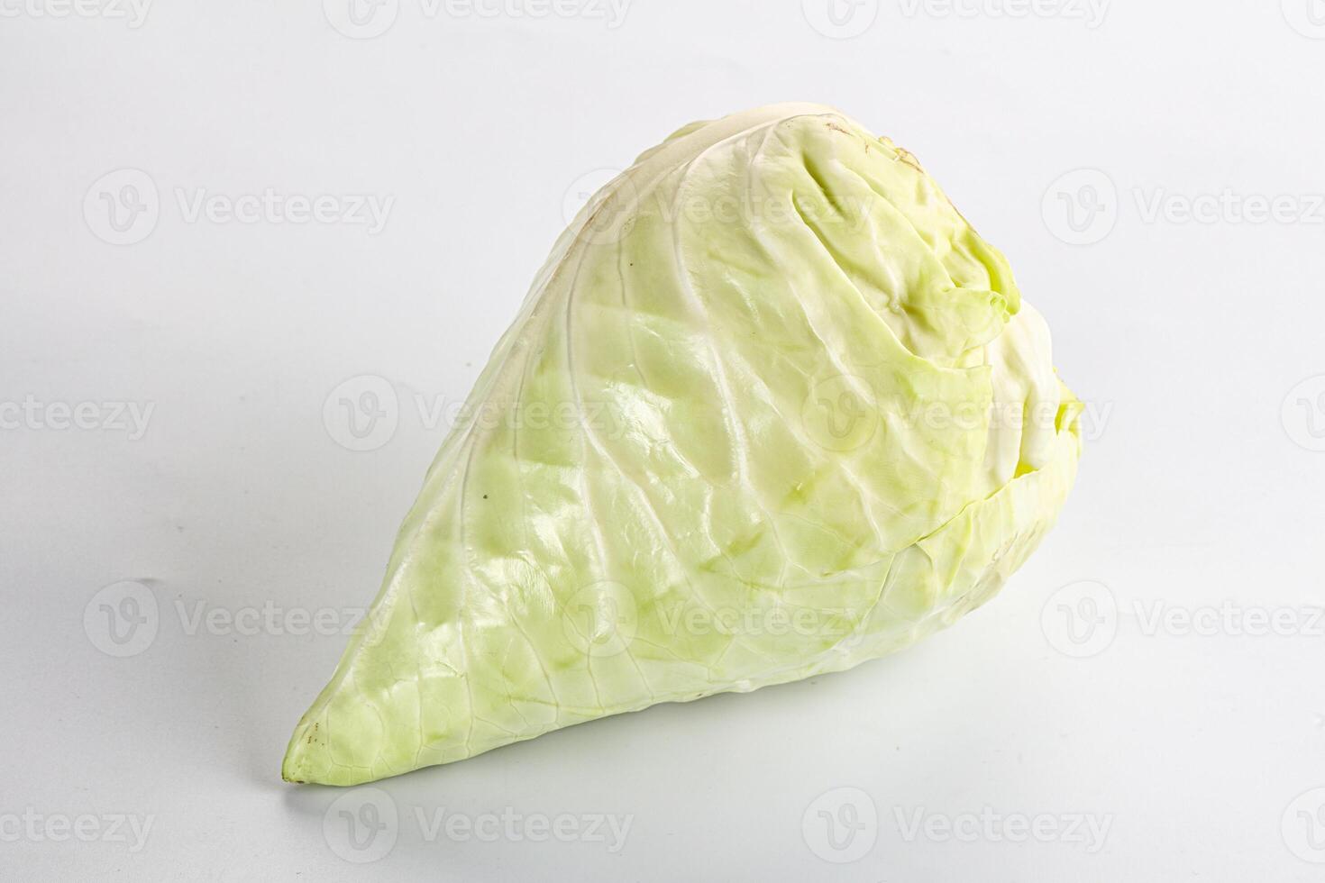 Cone sweetheart ripe green cabbage photo