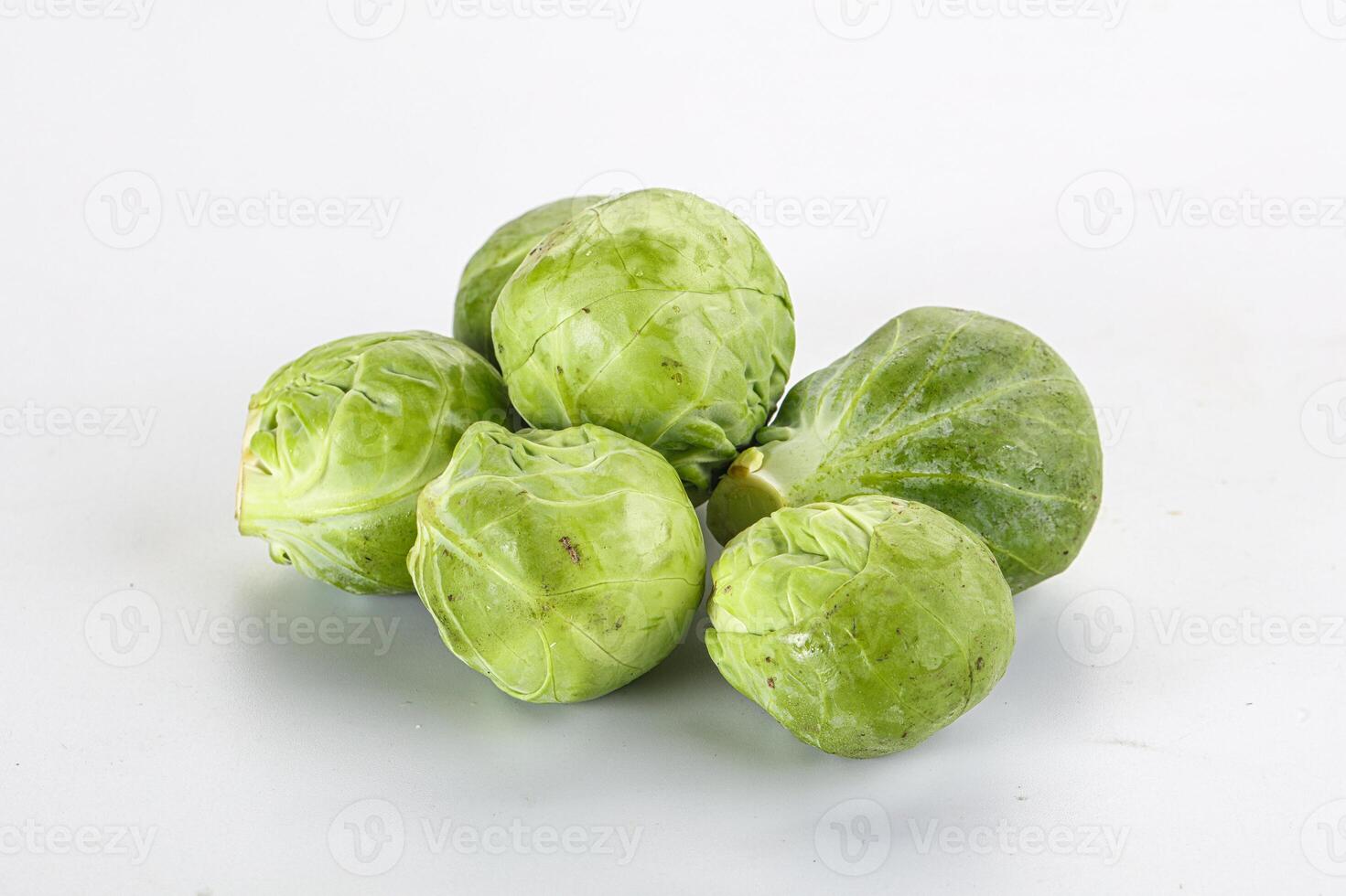 Organic raw cabbage - Brussels sprout photo