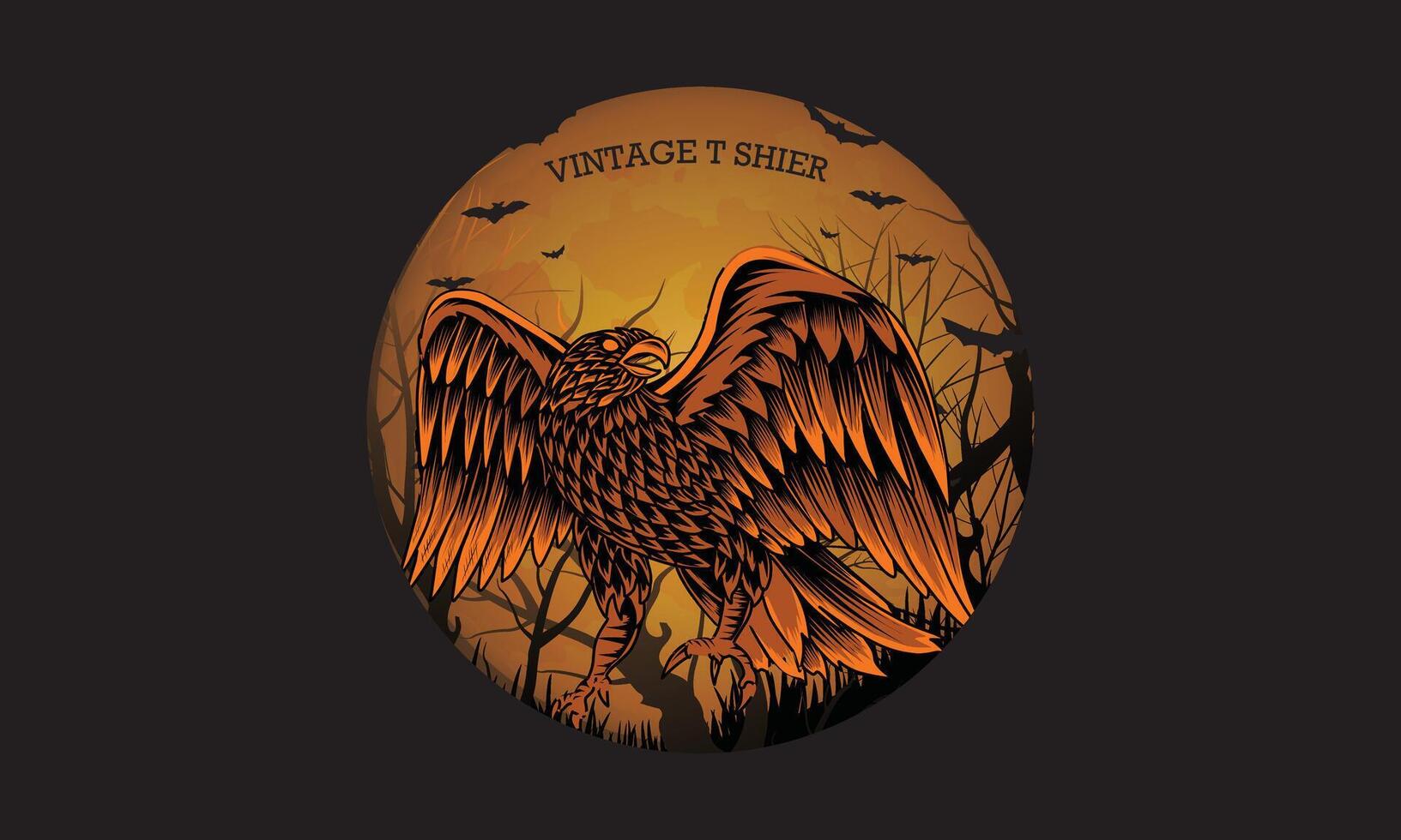 retro vintage t shirt design vector