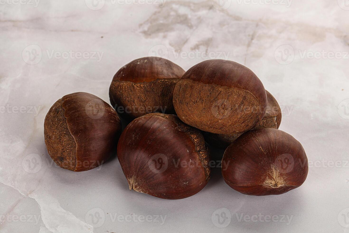 Tasty delicous brown natural Chestnut photo