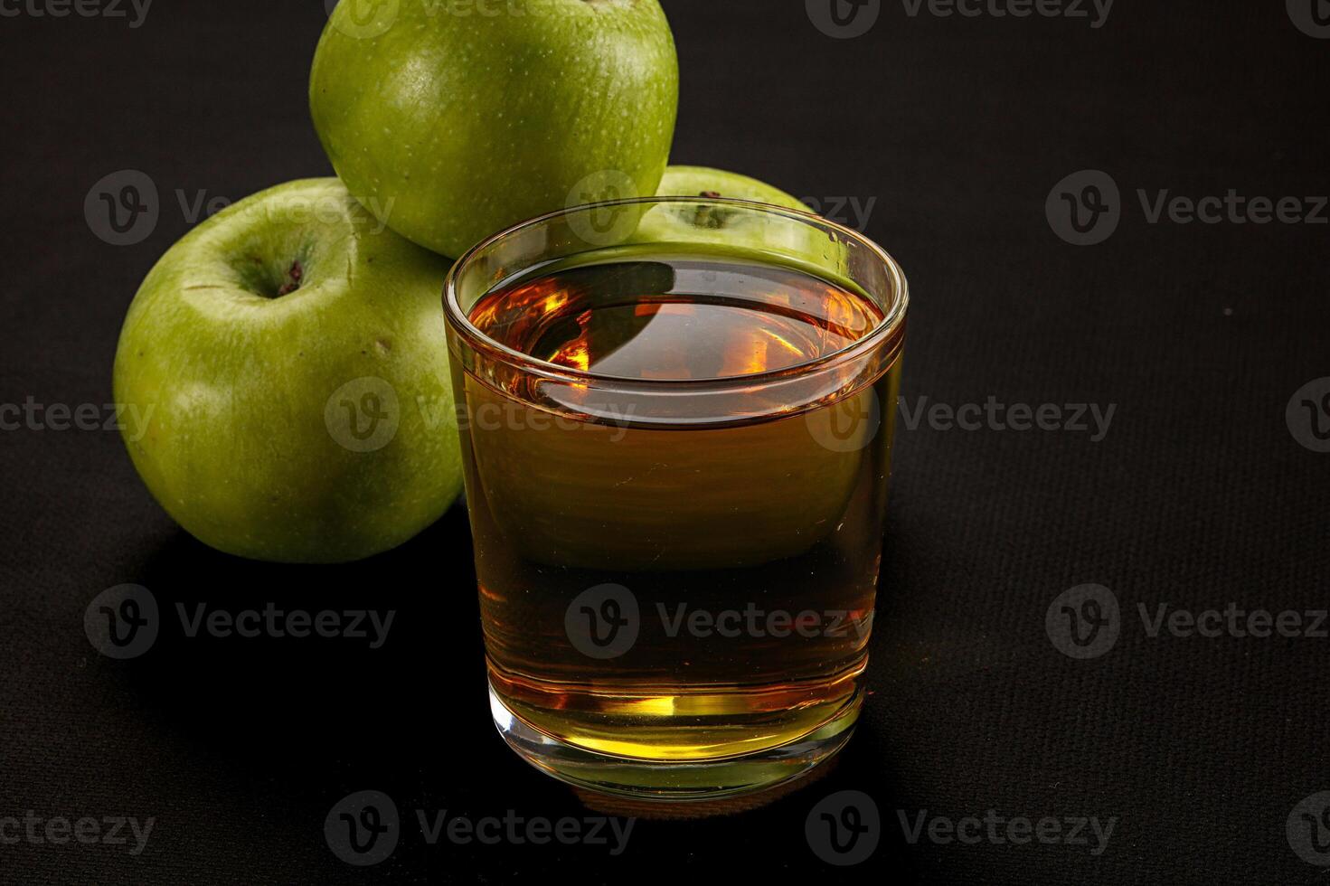 Fresh sweet natural apple juice photo