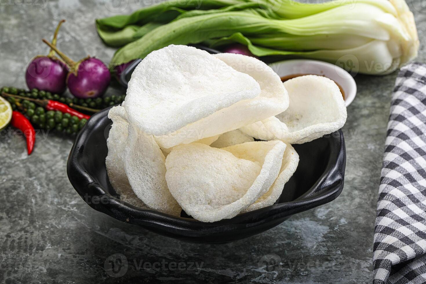 Vietnamese starter appetizer Crab chips 43530365 Stock Photo at Vecteezy