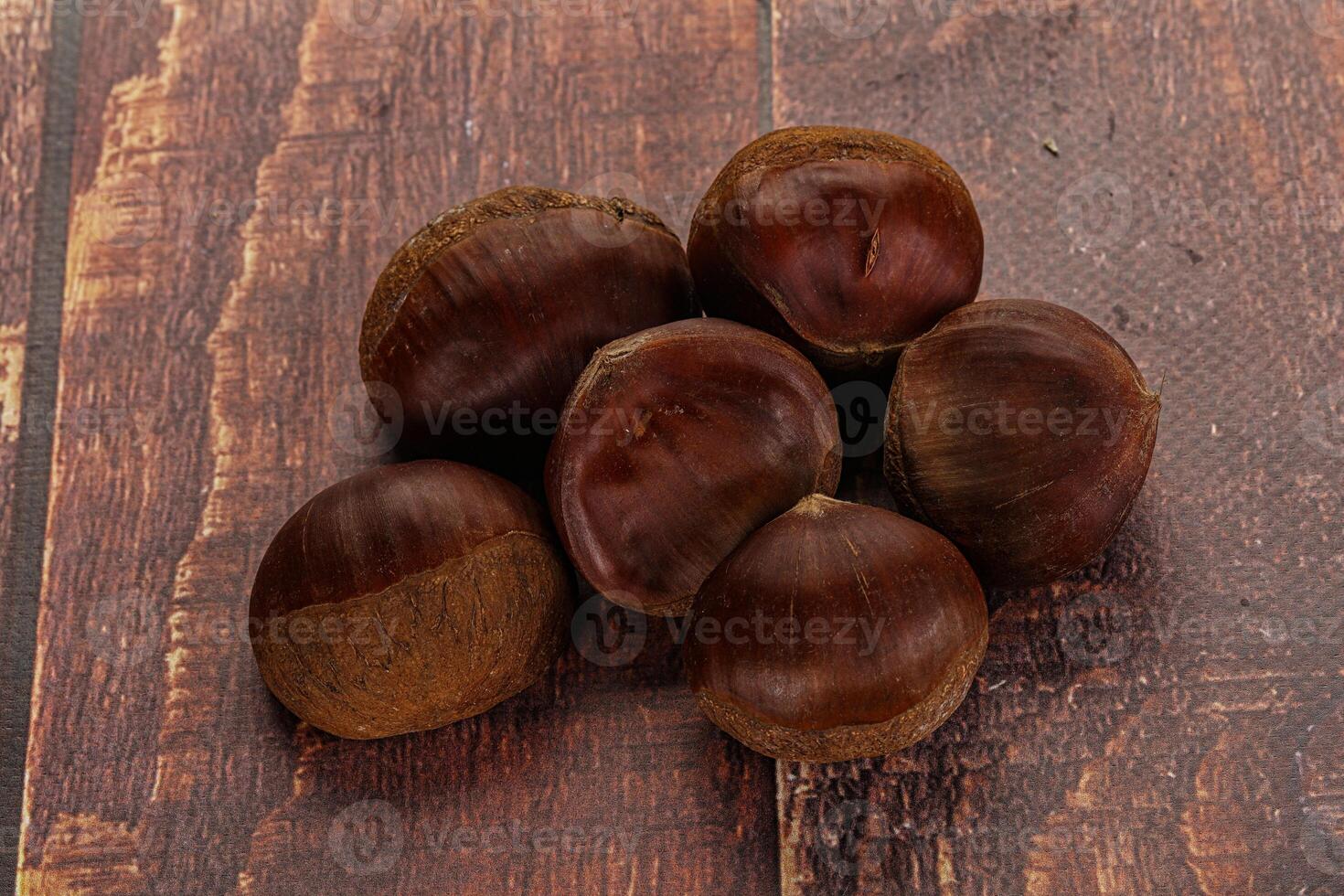 Tasty delicous brown natural Chestnut photo