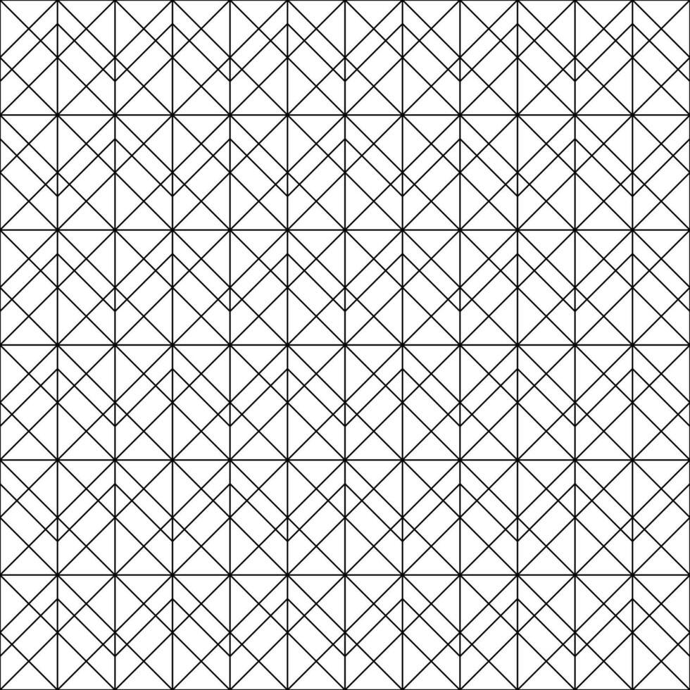 Black and White Linear Criss Cross Seamless Pattern vector