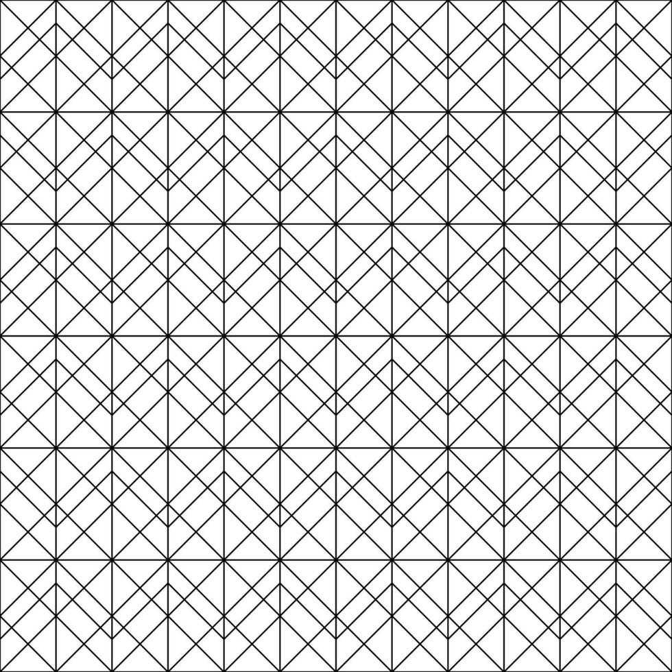 Black and White Linear Criss Cross Seamless Pattern vector