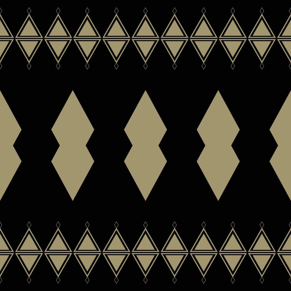 Traditional Ethnic ikat motif fabric background pattern geometric .African Ikat embroidery Ethnic oriental pattern black background wallpaper. Abstract,illustration.Texture,frame,decoration. vector