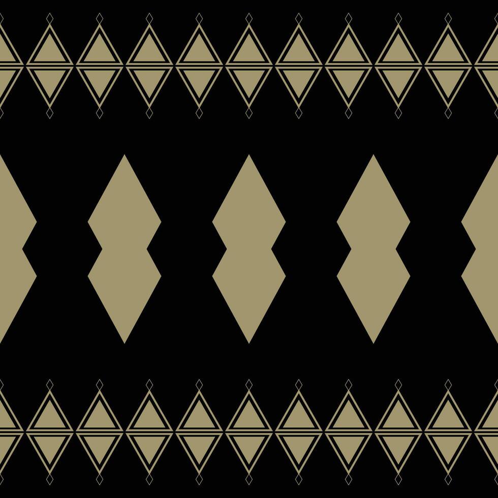 Traditional Ethnic ikat motif fabric background pattern geometric .African Ikat embroidery Ethnic oriental pattern black background wallpaper. Abstract,illustration.Texture,frame,decoration. vector