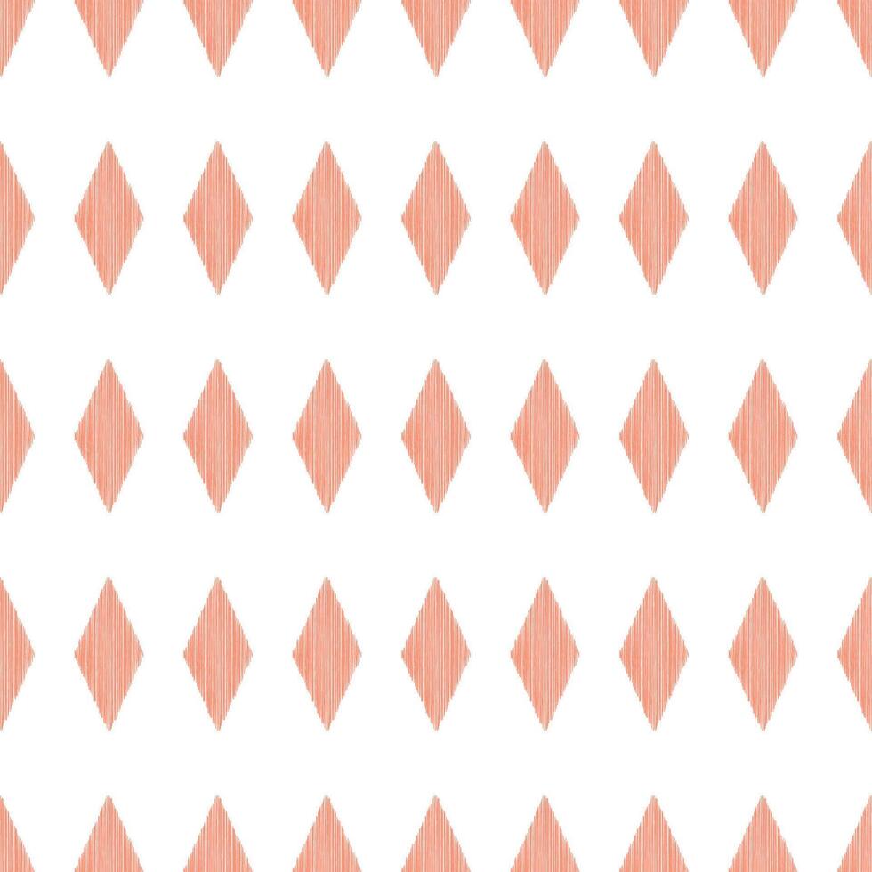 Traditional Ethnic ikat motif fabric pattern background.Embroidery Ethnic pattern pink pastel rose pink background pattern cute wallpaper. Abstract,illustration.Texture,frame,decoration. vector