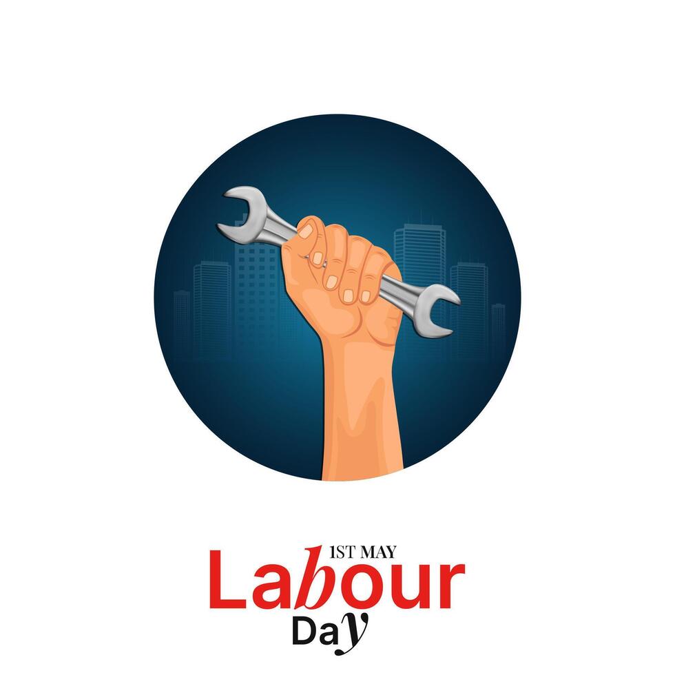 International Labor Day, Labour day, May 1st, Social Media Post vector