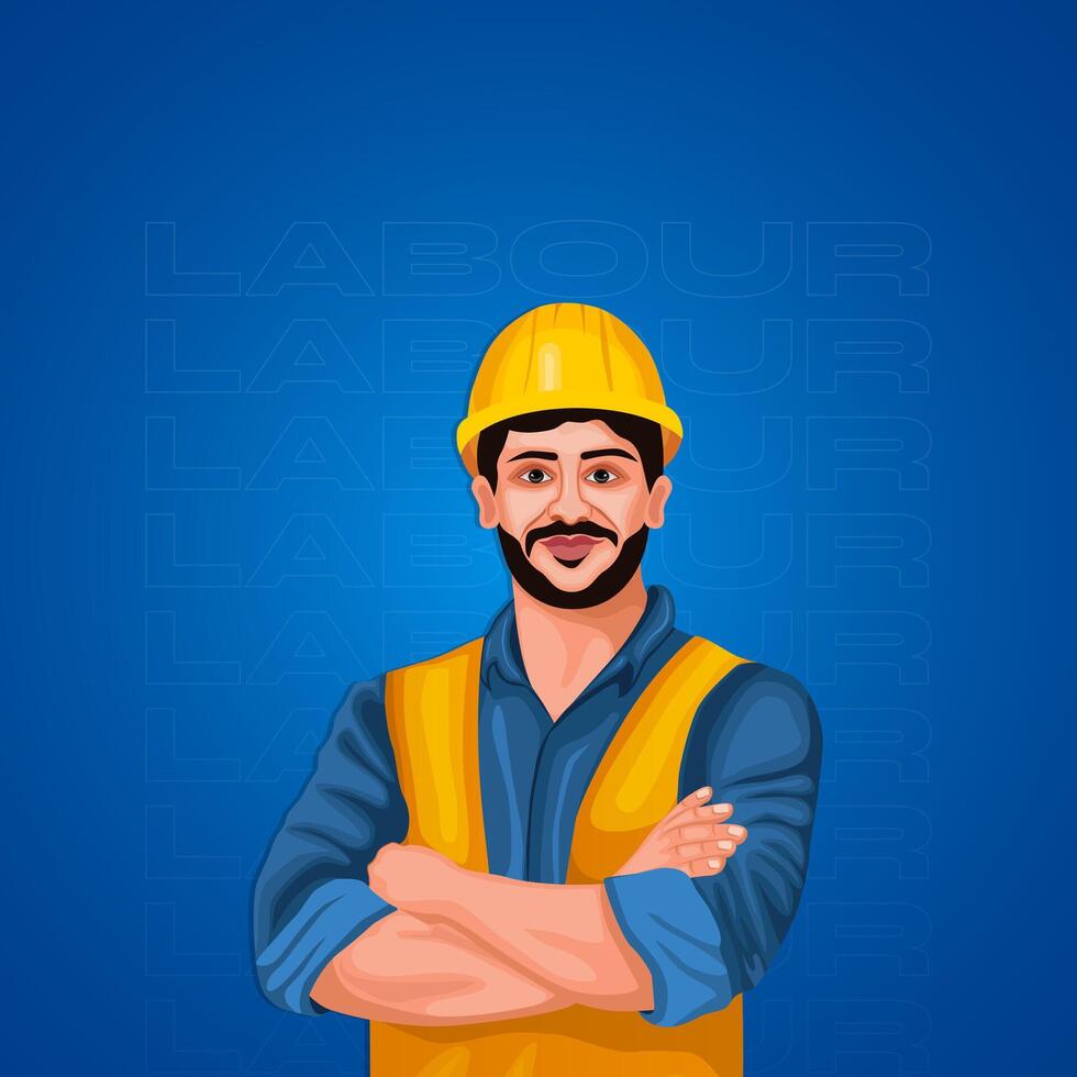 International Labor Day, Labour day, May 1st, Social Media Post vector