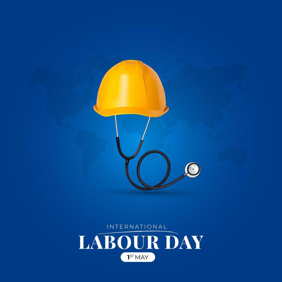 International Labor Day, Labour day, May 1st, Social Media Post vector