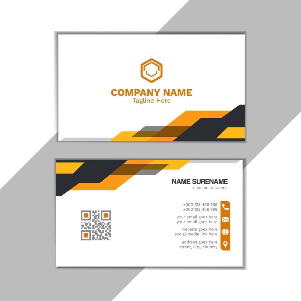 Creative Business Card Design Template vector