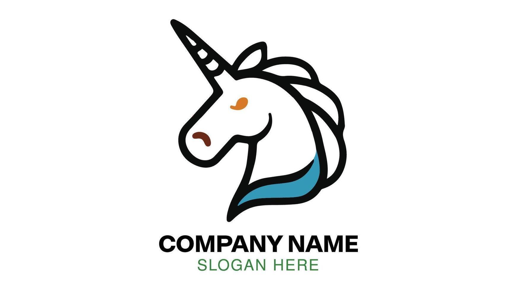 Unicorn Art logo vector