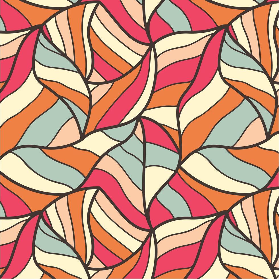 Abstract Colorful Flower Leaf Pattern Texture Background vector