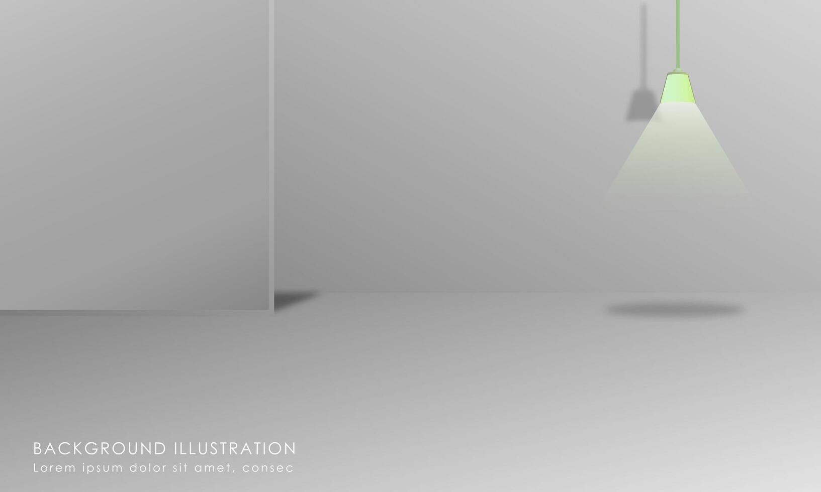 Illustration of light from the ceiling photos product. illustration. Eps 10. vector