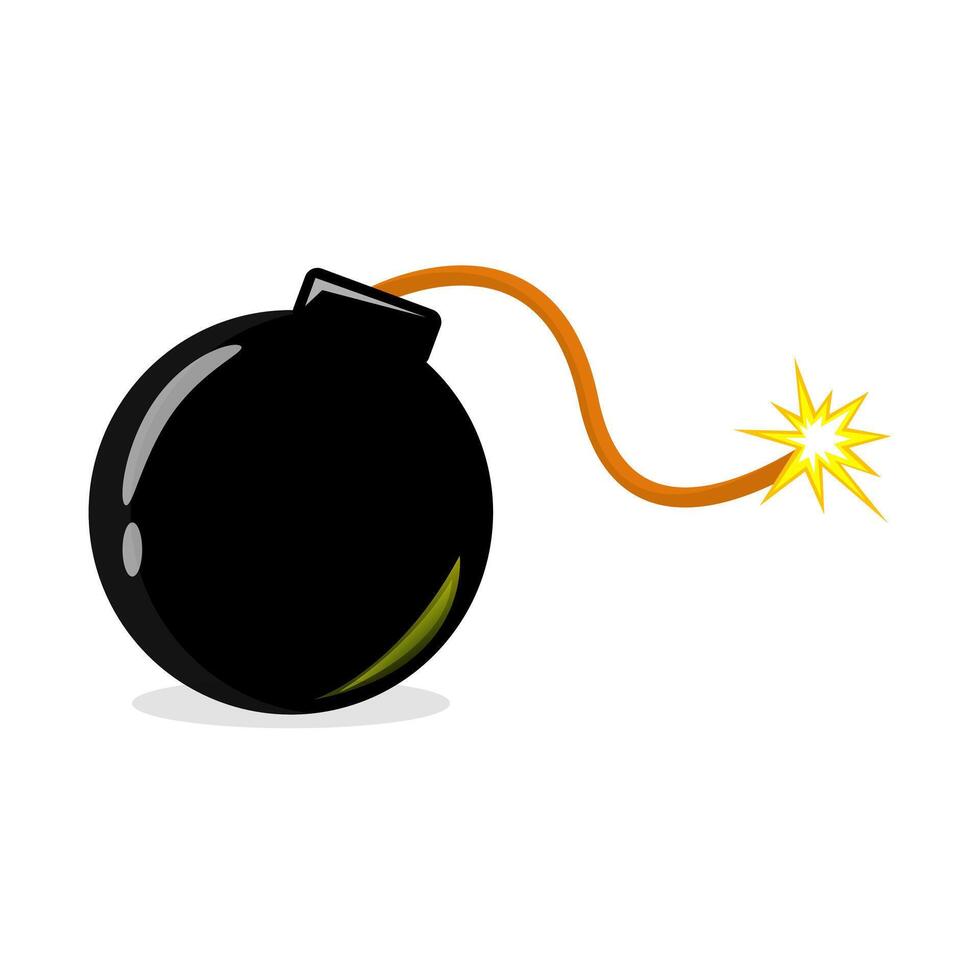 illustration cartoon bomb vector