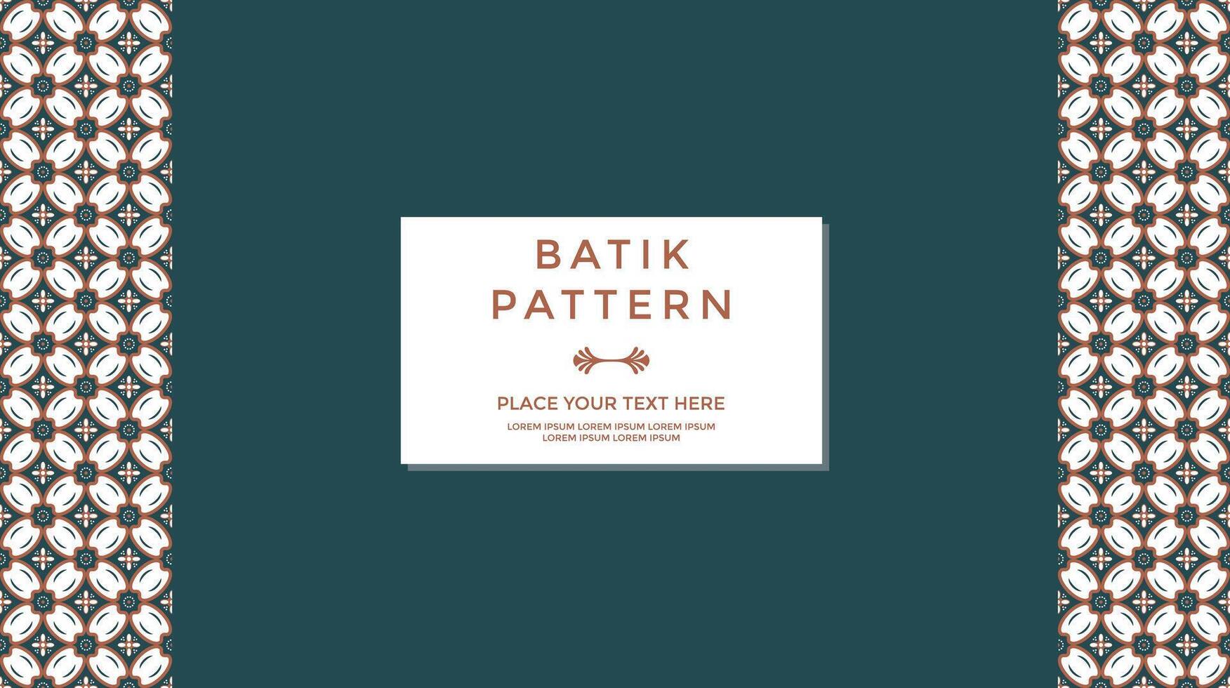 sin costura tradicional batik patrones vector