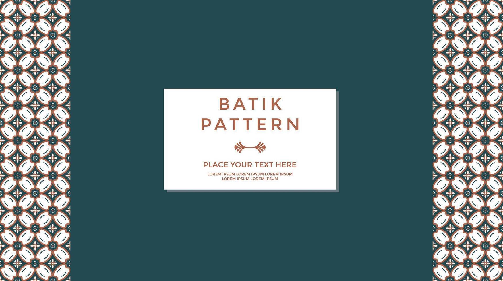 Seamless Traditional Batik Patterns vector