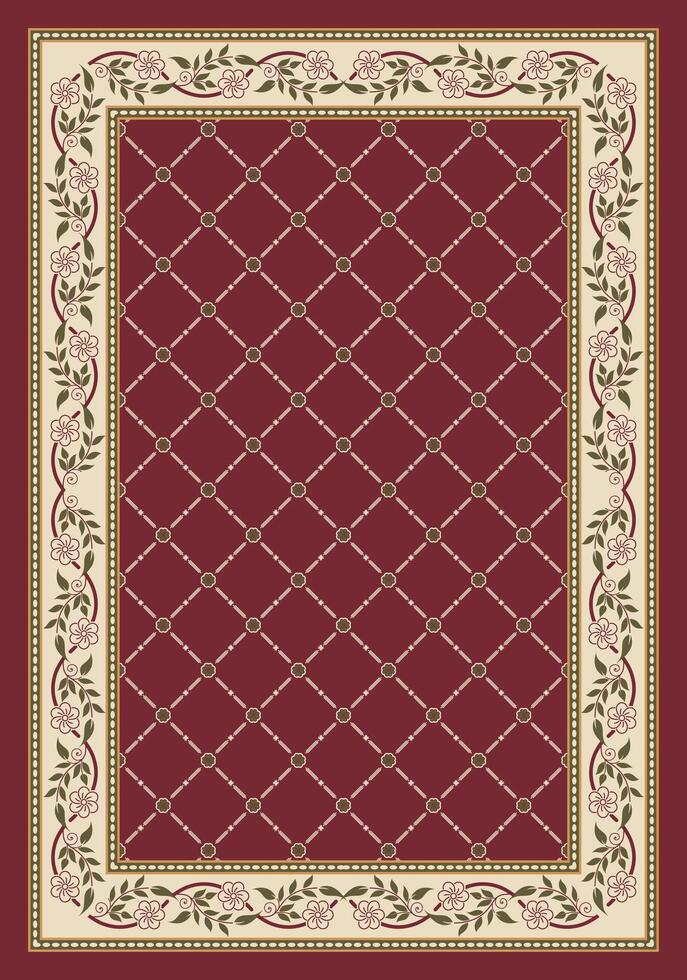frame template features a classic Art Deco design in a rich gold color vector
