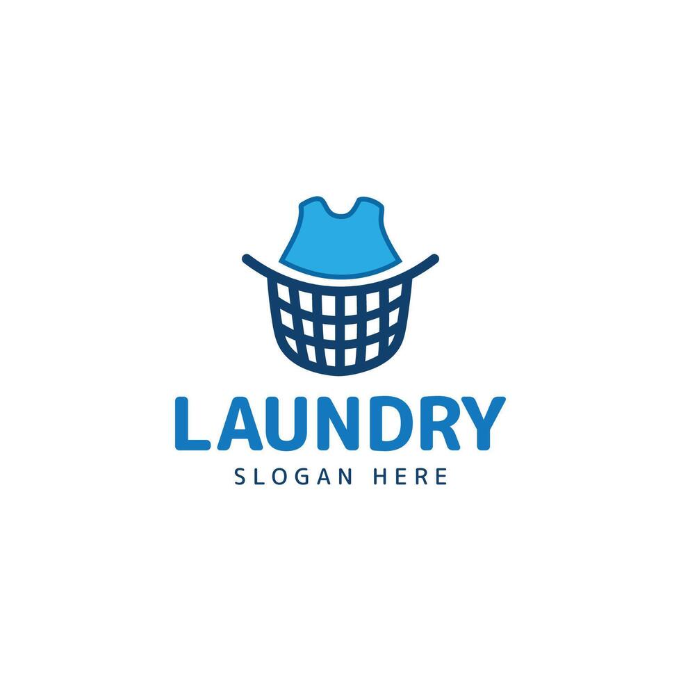 Laundry Logo Design Template. Free Download vector
