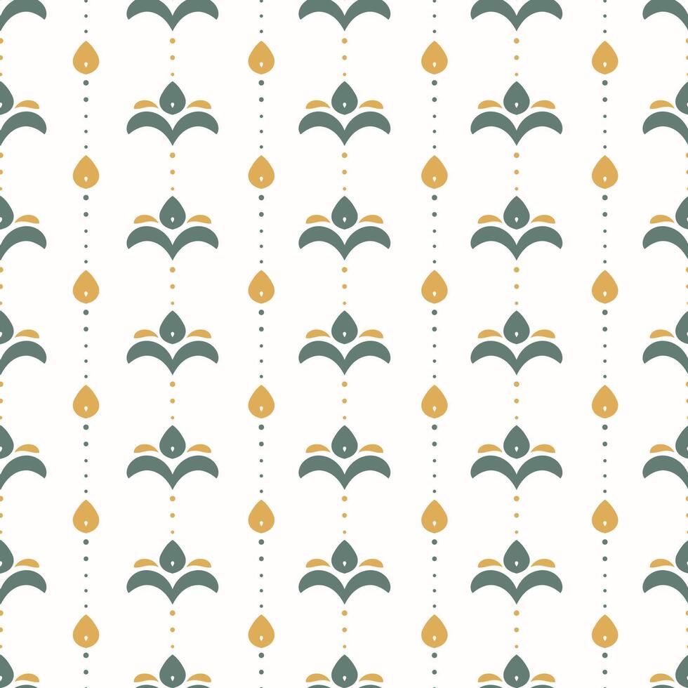 Abstract geometric seamless pattern. Vertical stripes. Bright background. Wrapping paper. Print for interior design and fabric. Backdrop with simple geometric elements. vector