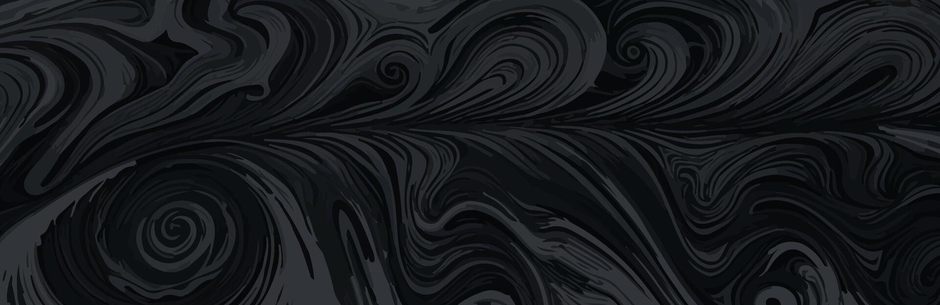 Damascus steel texture, abstract pattern, dark vector