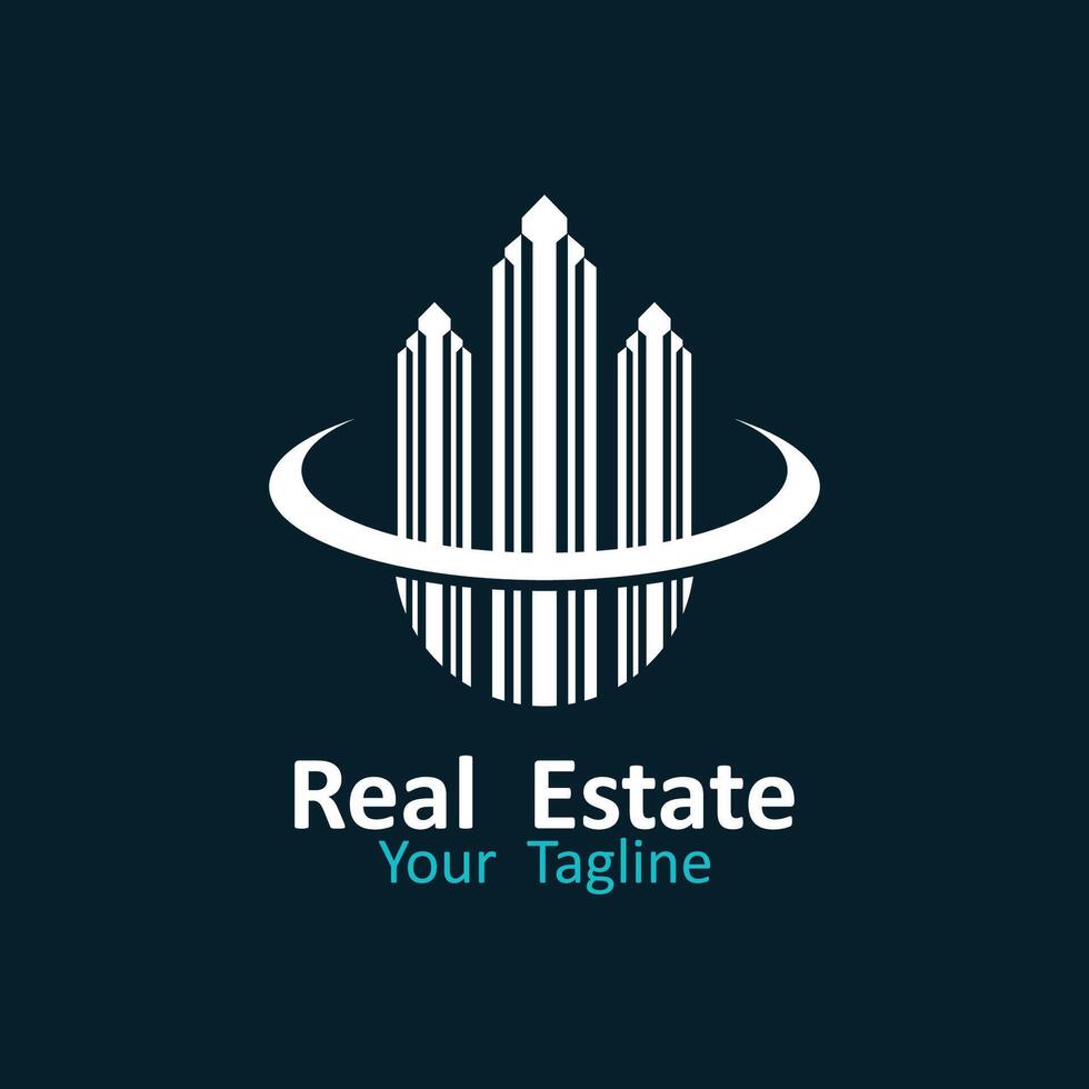 real inmuebles logo. esta logo es ideal para real inmuebles compañía, propiedad desarrollo empresa y similar. vector