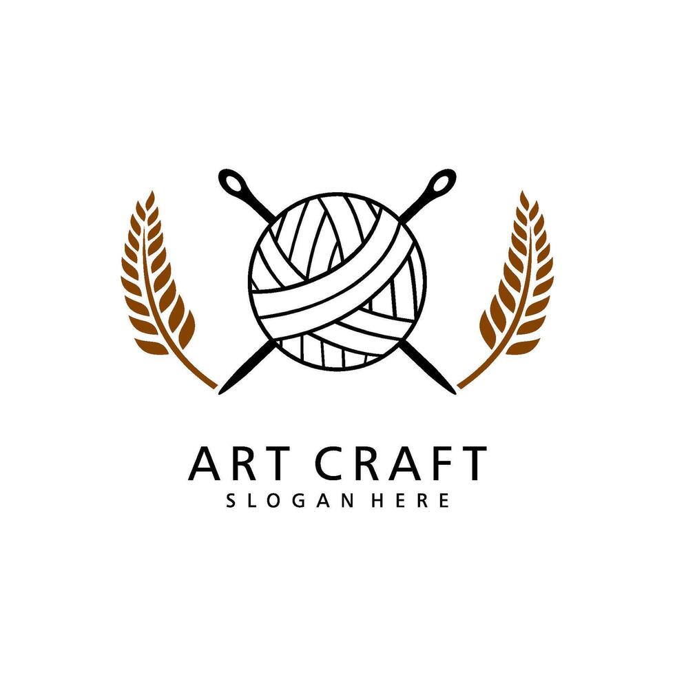 art craft Logo design illustration vector