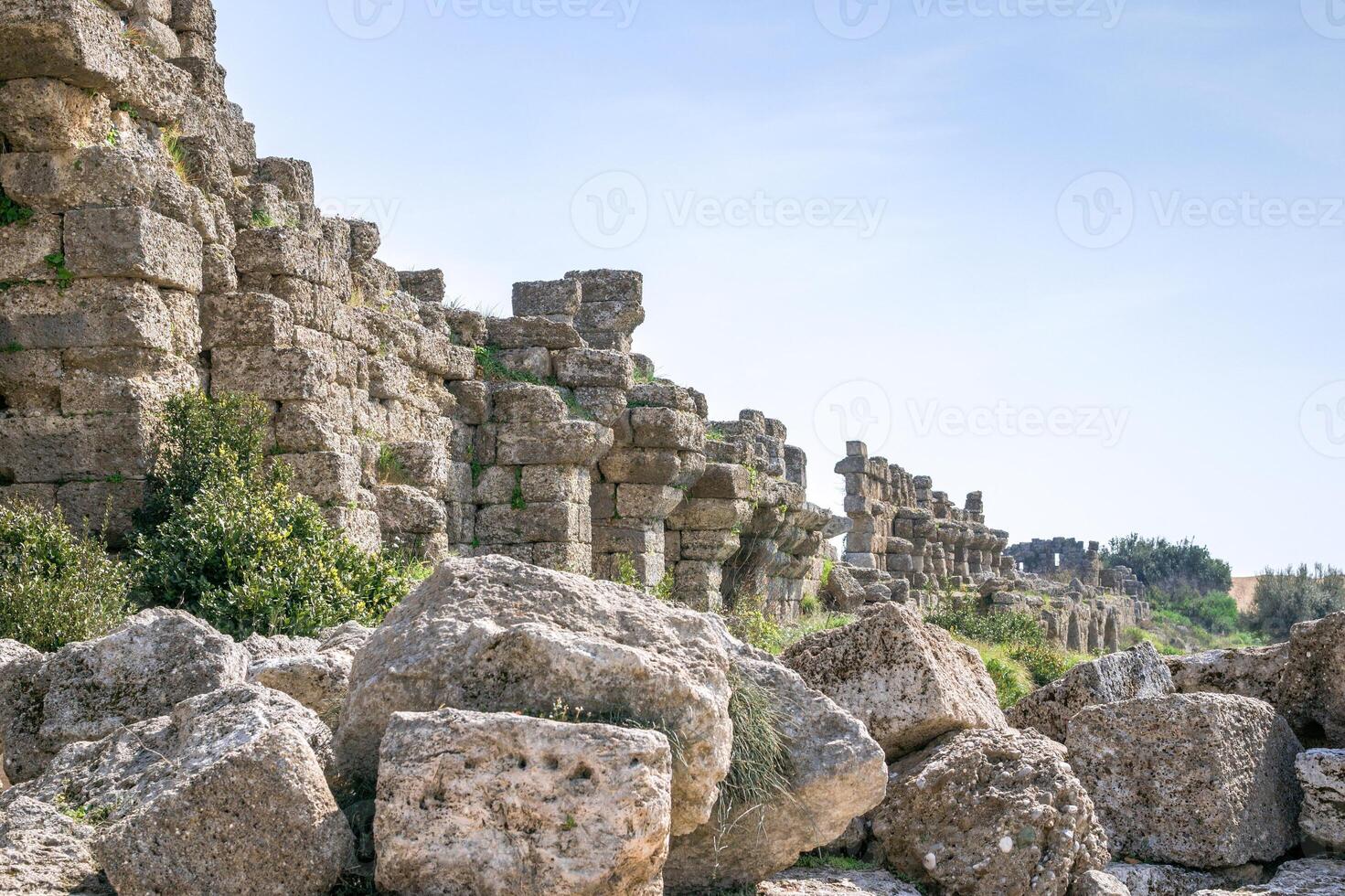 Explore the ancient ruins of Ephesus, a prominent Roman city. Be captivated by the Temple of Artemis remains, a must-see for history enthusiasts. Delve into the mysteries of this archaeological site. photo
